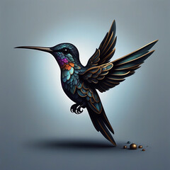 Obraz premium hummingbird in flight