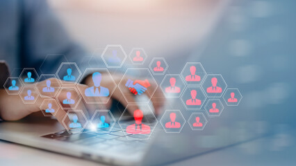 Customer service management and care, patron protection, customer personalization, individual customer, care for employees, customer retention, customer relationship, marketing segmentation concepts.