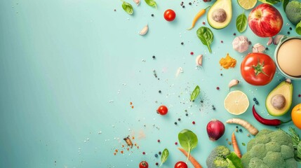 concept of world safety food day, with copy space for text