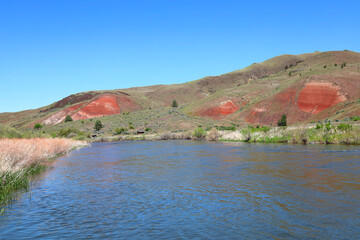 John Day Fossil Beds National Monument Sheep Rock Unit: John Day River