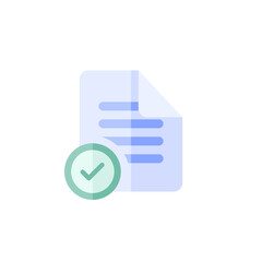 vector file icon in flat design