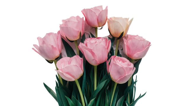 Happy Mother's day isolated on transparent background, Generative ai.