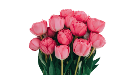 Happy Mother's day isolated on transparent background, Generative ai.