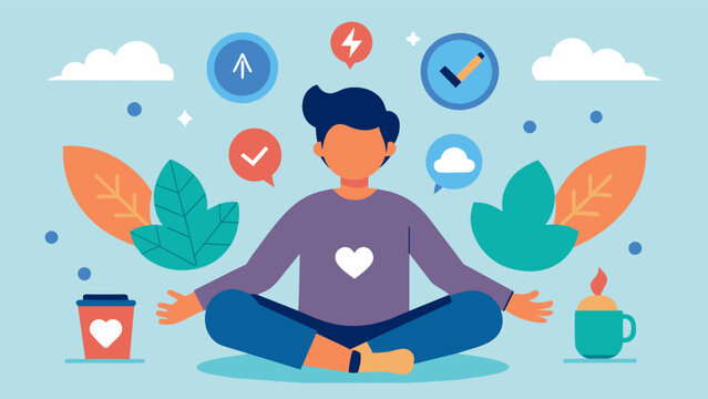 Creating personalized coping skills and selfsoothing techniques for managing intense emotions.. Vector illustration