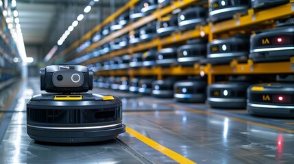 The robotâ€™s advanced sensors detect temperature and humidity levels, ensuring the storage conditions for sensitive goods are optimal and compliant with regulations. safety first for Industrial works