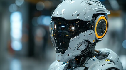 The robot's helmet is equipped with a communication device, allowing it to stay in constant contact with human operators and emergency response teams, ensuring coordinated efforts. AI Technology and