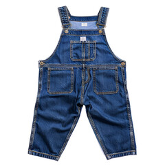 isolated white background of wearing jean