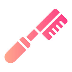 shower brush gradient icon
