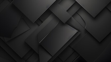 Fototapeta premium Abstract dark background illustration with geometric graphic elements.