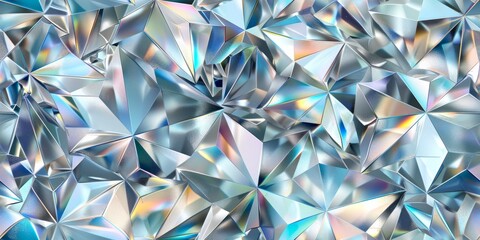 A close up of a diamond with a blue background