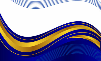 Wave abstract art background template