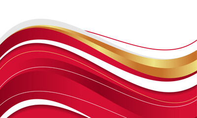 Wave abstract art background template

