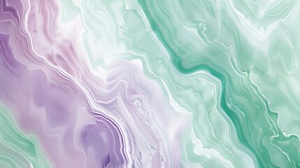 Obraz premium Abstract background with lavender and green marble texture