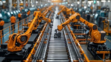 Mechanised assembly line