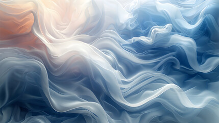 abstract blue background with smoke, Beautiful background of smoke on black background