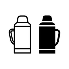 Thermos icon. sign for mobile concept and web design sign color editable