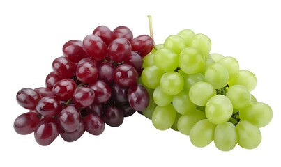 Delicious Red and Green Grapes in PNG Format. 
Colorful Red and Green Grapes Photo
