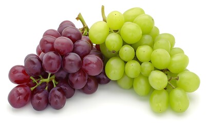 red_and_green_grapes_in_png. Juicy Red and Green Grape. Colorful Grape Delight Red and Green Varieties