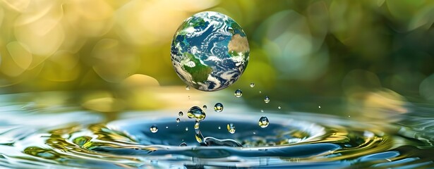 A Drop of Life Earth Day Inspiration. 
Harmony in Motion Earth Day Elegance. 
Water's Dance Earth Day Serenity