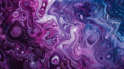Obraz premium aster fluid art marbling paint textured background