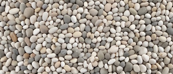 Image of aesthetically pleasing arrangement of smooth, multicolored pebbles. printed on Printed Glass Splashbacks