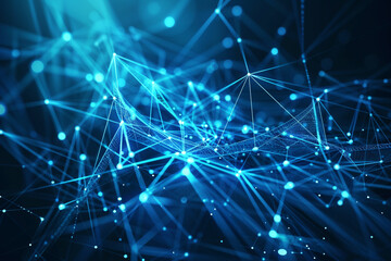 Arctic blue abstract vector demonstrates the complexity of interconnected digital systems.