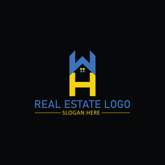 A real estate logo typically embodies property elements like houses or buildings, often paired with professional typography for a memorable brand identity.