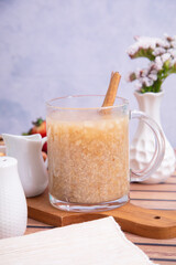Quinua quinoa porridge hot beverage andes traditional drink super food