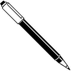 Pen vector art on a white background 