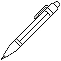 Pen vector art on a white background 