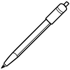 Pen vector art on a white background 