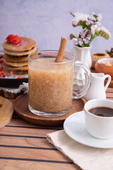 Quinua quinoa porridge hot beverage andes traditional drink super food