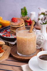 Quinua quinoa porridge hot beverage andes traditional drink super food