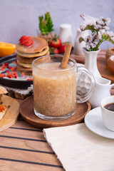 Quinua quinoa porridge hot beverage andes traditional drink super food