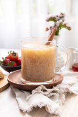 Quinua quinoa porridge hot beverage andes traditional drink super food