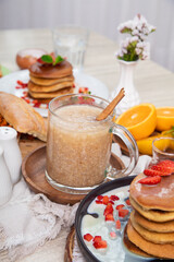 Quinua quinoa porridge hot beverage andes traditional drink super food