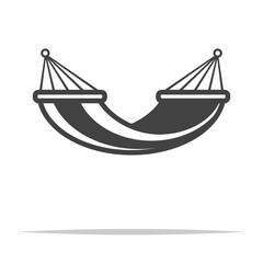 Hammock icon transparent vector isolated