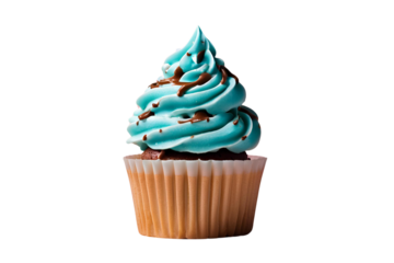 cupcake ice cream cutout with transparent background design