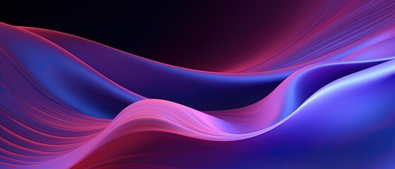 Colorful abstract background with vibrant waves flowing in different directions. Neon energy colorful waves create a dynamic abstract background.