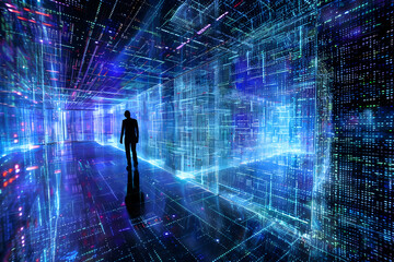 Emergence of Transcendent AGI - Metamorphic Artificial General Intelligence Visualization