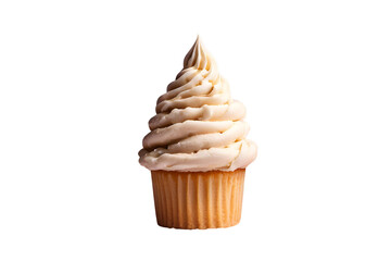 cupcake ice cream cutout with transparent background design
