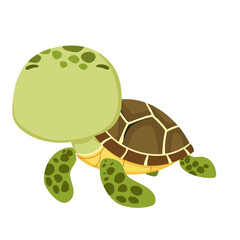 Obraz premium digital illustration of a sea turtle