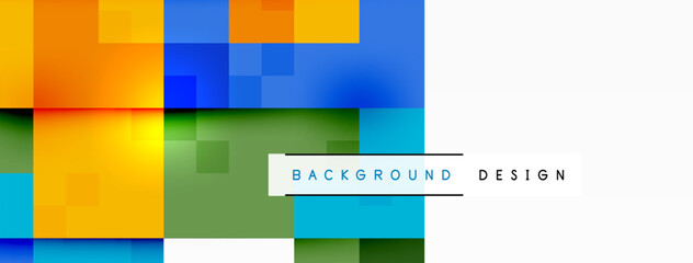 Dynamic colorful squares background. Vector Illustration For Wallpaper, Banner, Background, Card, Book Illustration, landing page