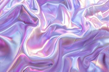 Fototapeta premium Pearl iridescent 3D design for exclusive goods presentations in the luxury sector.