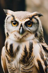 Obraz premium eagle owl portrait