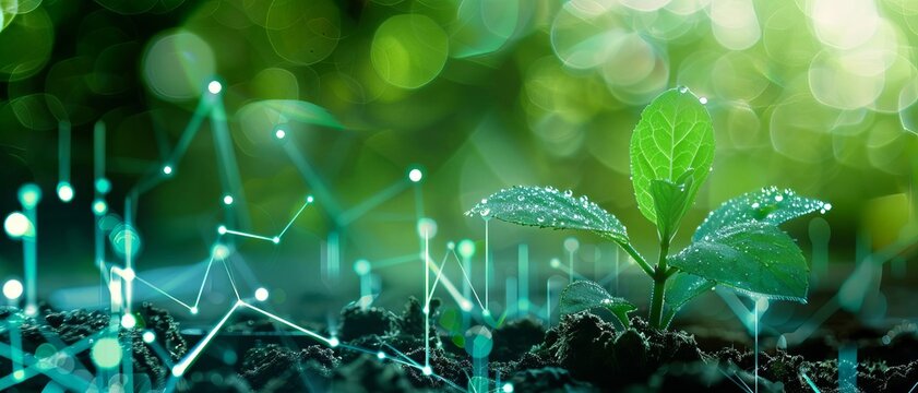 A backdrop of agronomy research focusing on sustainable plant growth