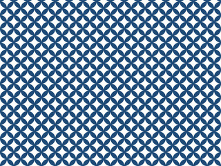 和柄の七宝柄パターン