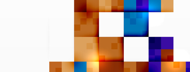 Dynamic colorful squares background. Vector Illustration For Wallpaper, Banner, Background, Card, Book Illustration, landing page