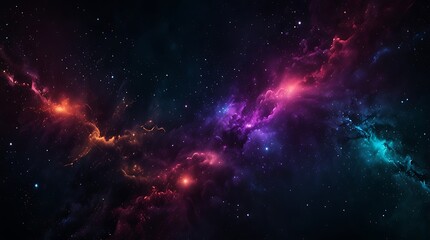 Fototapeta premium mage of a nebula, which is a cloud of dust and gas in space