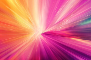 Fototapeta premium Vibrant abstract blur in magenta and chartreuse, perfect for energetic designs.